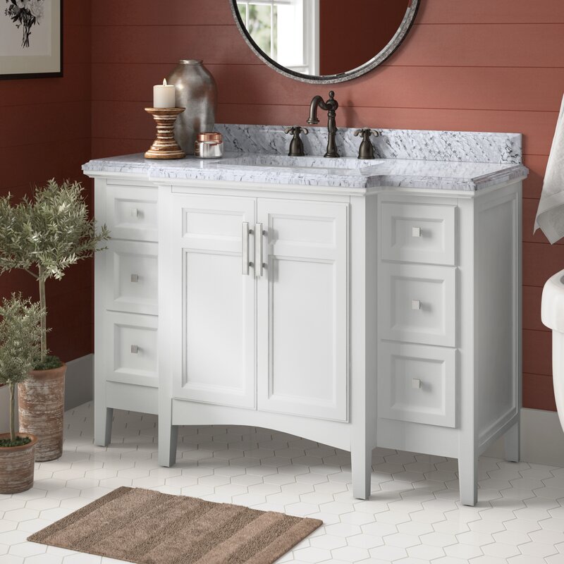 Luz 48" Single Bathroom Vanity Set Reviews - Shopping ...