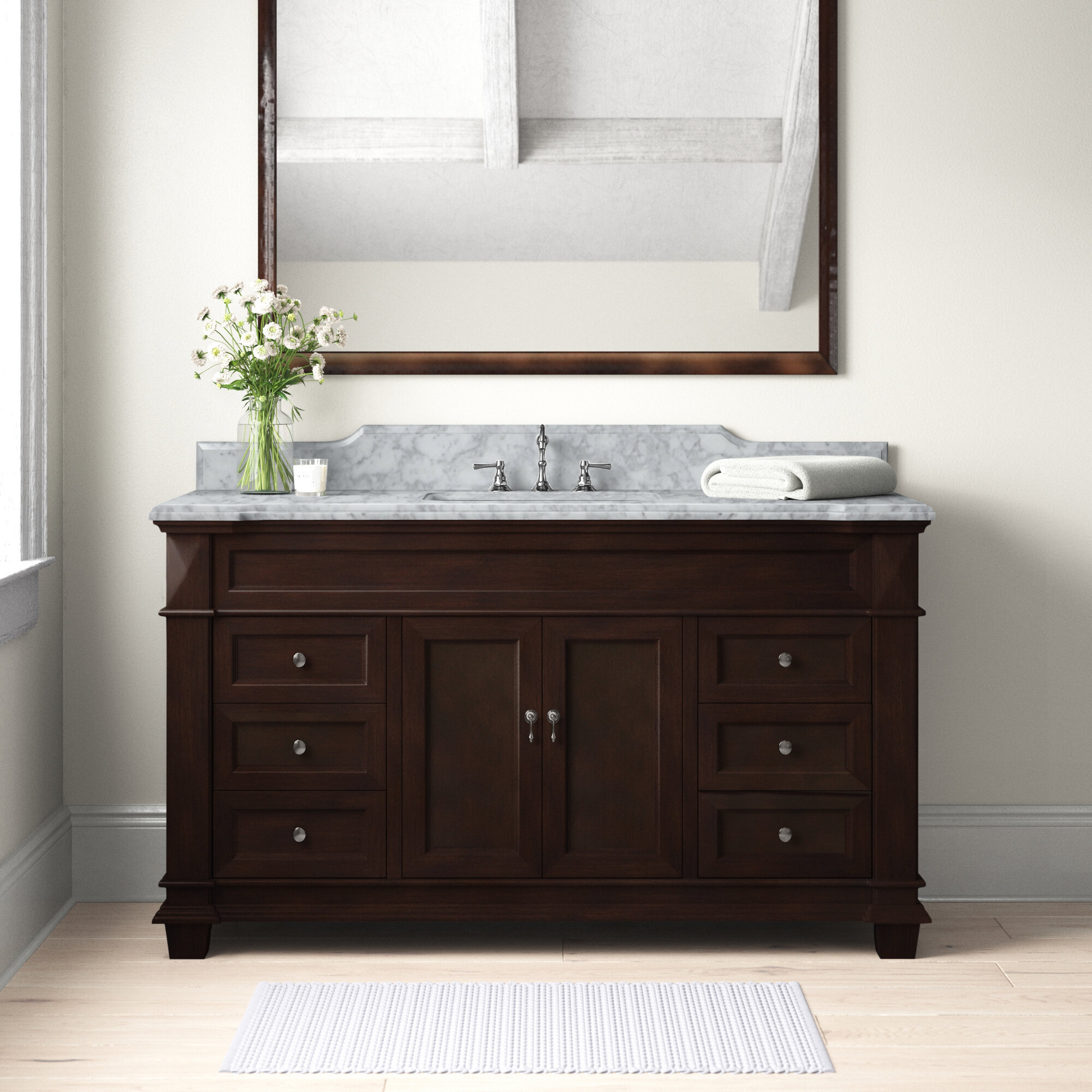 Parley 60 Single Bathroom Vanity Set Reviews Birch Lane