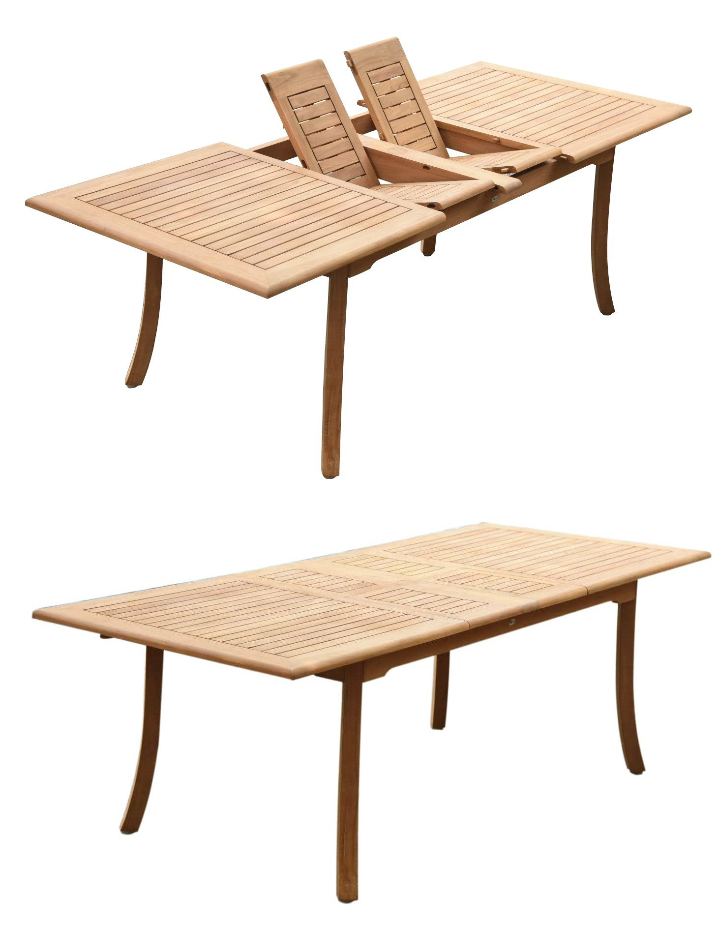 Rosecliff Heights Abram Extendable Teak Dining Table Wayfair Abram Extendable Teak Dining Table