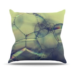 Bubblicious by Ingrid Beddoes Throw Pillow