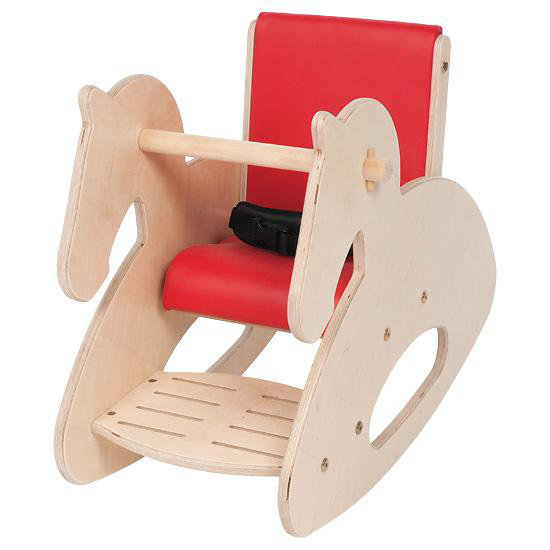 padded rocking horse