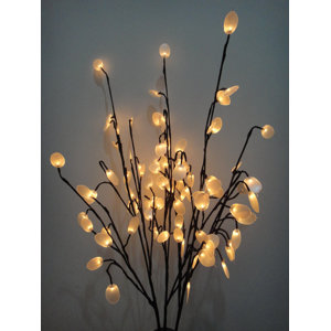 90 Light Silver Doller Branches with AC Adaptor