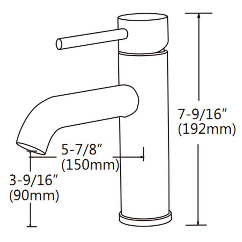 32218EN1 Mero Single Hole Bathroom Faucet