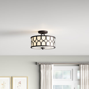 oil rubbed bronze flush mount kitchen light