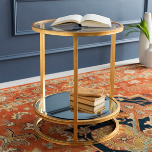 Bridlington Ly-Inspired End Table by Everly Quinn Today Sale Only