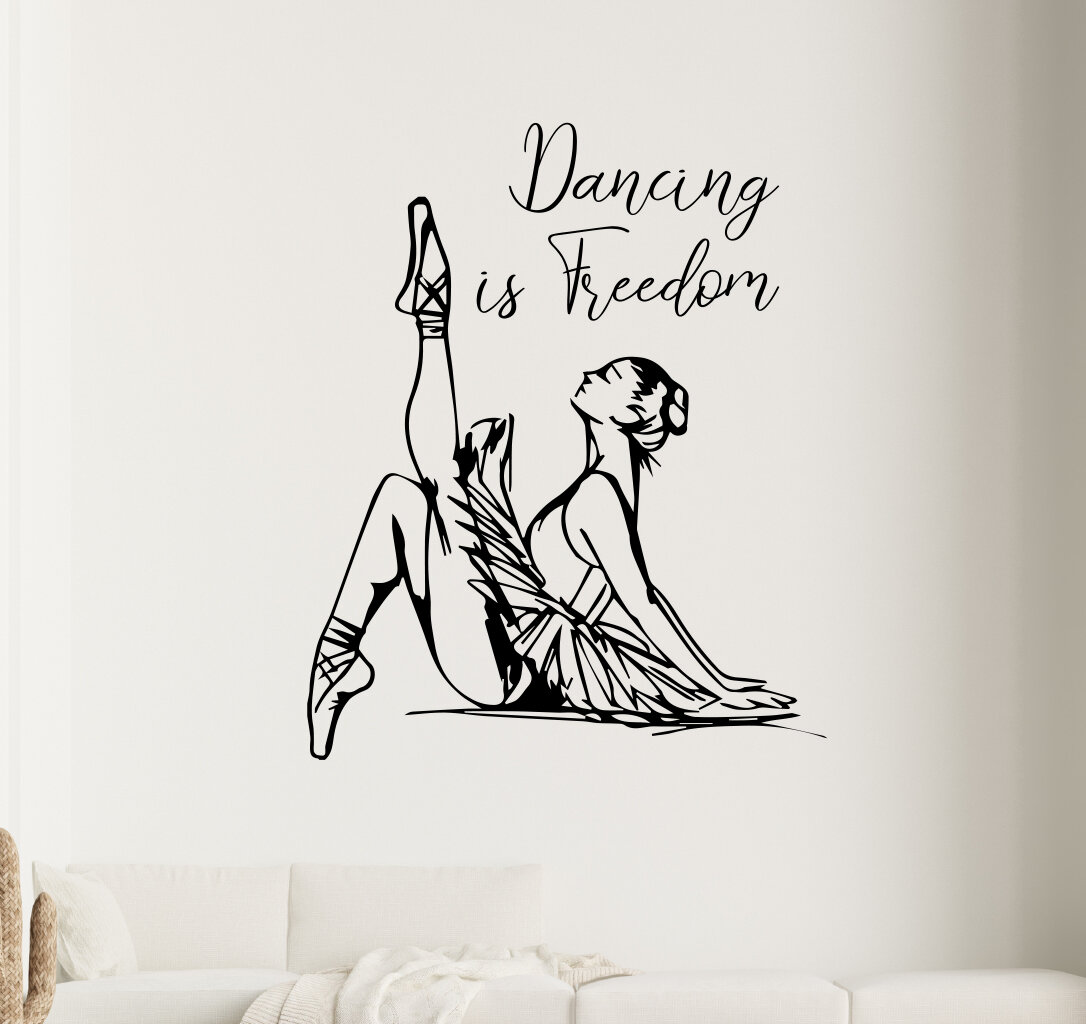 House of Hampton® Dancing Is Freedom Dancer Wall Decal | Wayfair