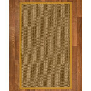 Loehr Hand Woven Brown Area Rug