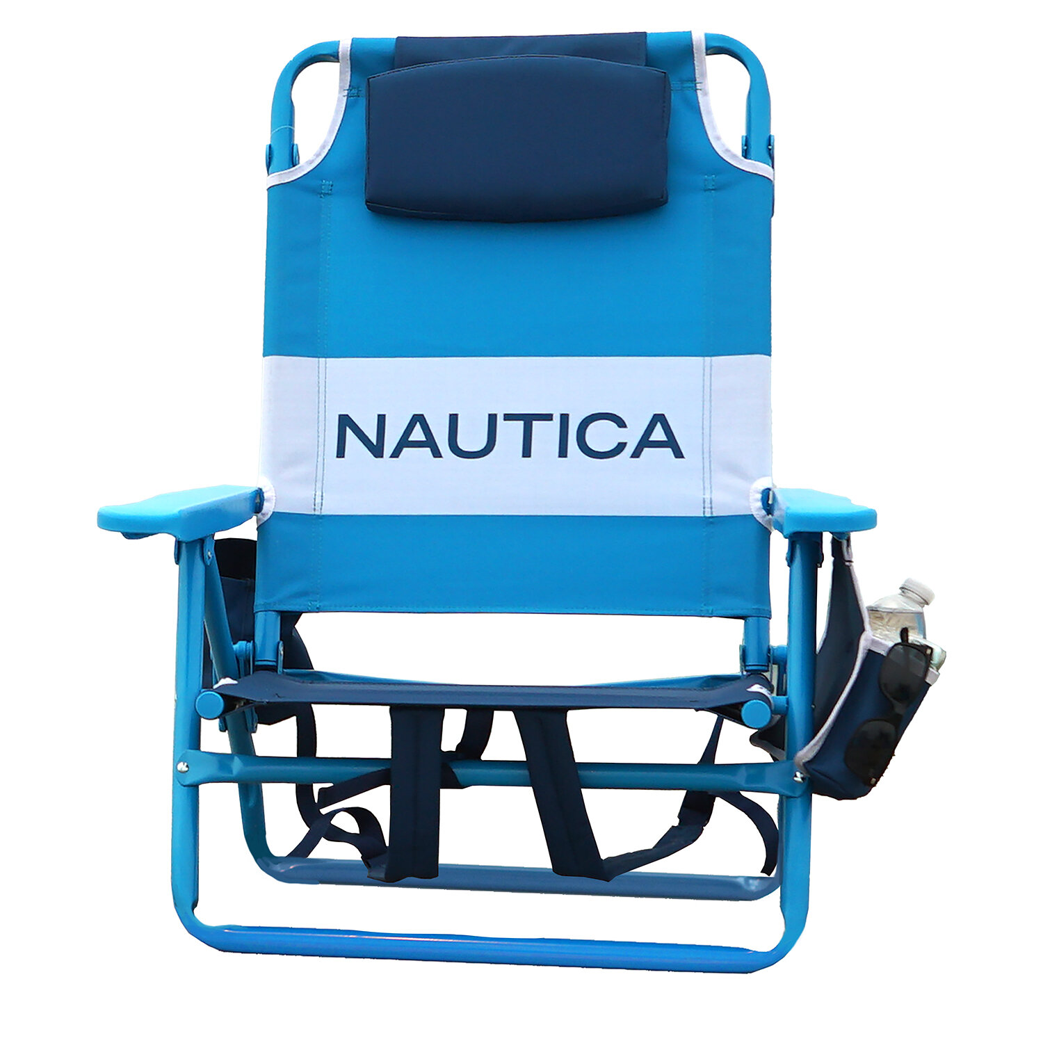 Nautica 5 Position Reclining Beach Chair Reviews Wayfair