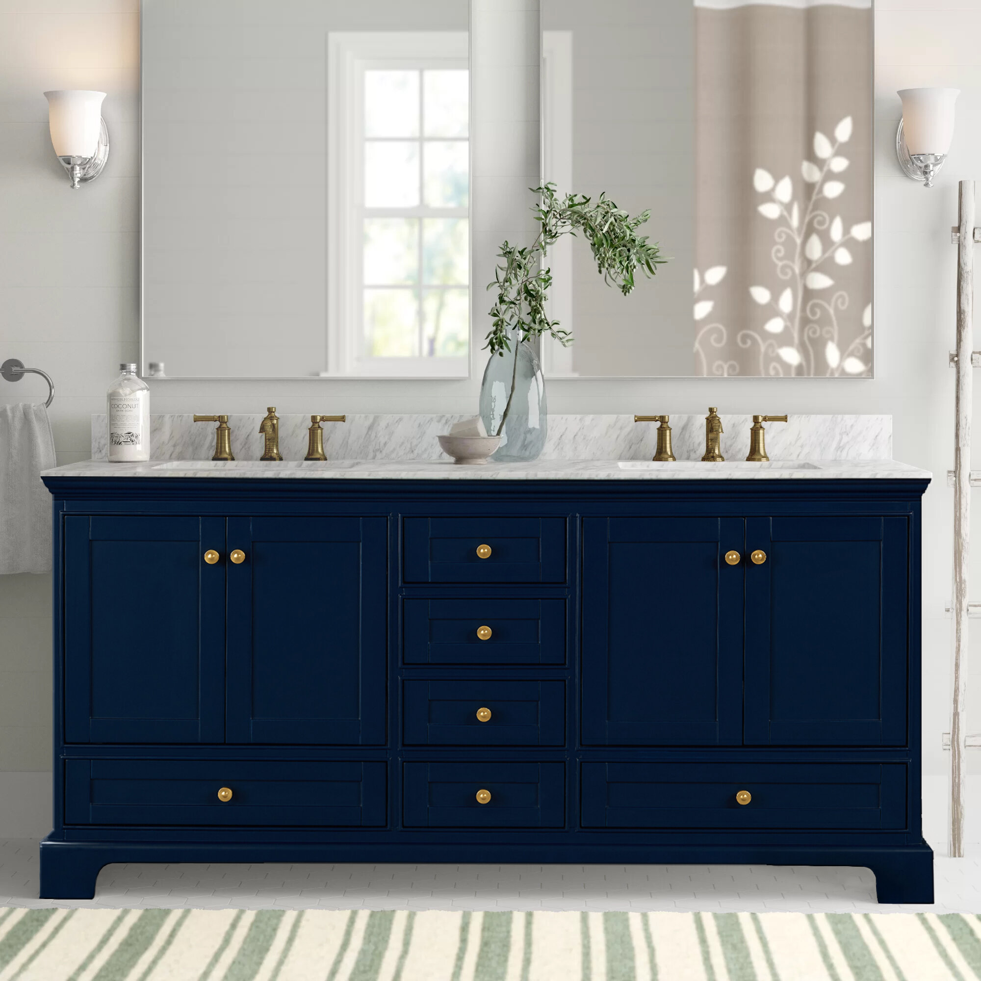 Birch Lane Ellinger 72 Double Bathroom Vanity Set Reviews Wayfair