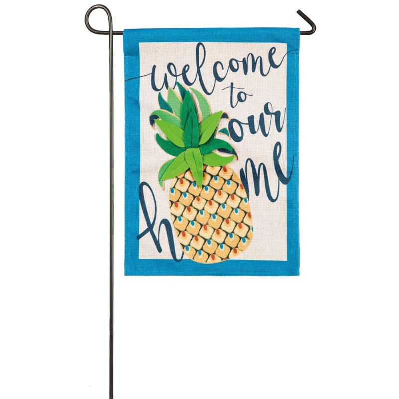 Evergreen Enterprises Inc Welcome To Our Home Pineapple 2 Sided