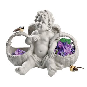 Buy Basket of Treats Cherub Statue!