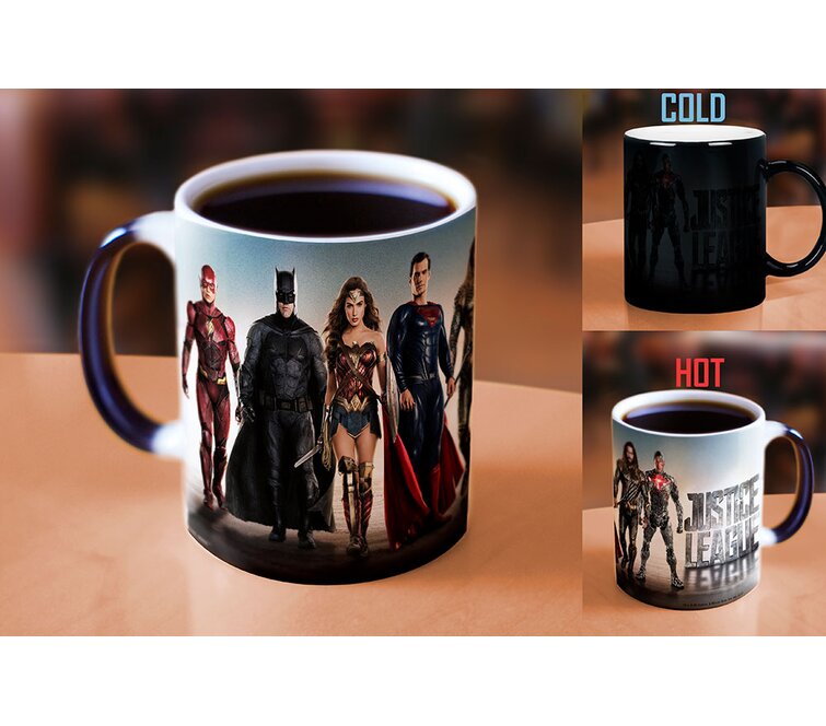 Batman Mug Movie Justice League Morphing Heat Reveal Coffee Mug 