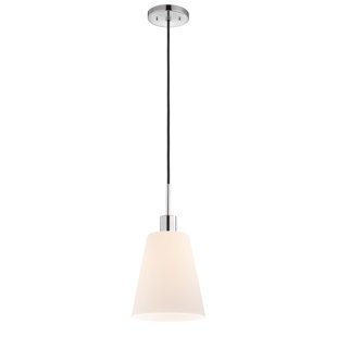 milk glass pendant light wayfair