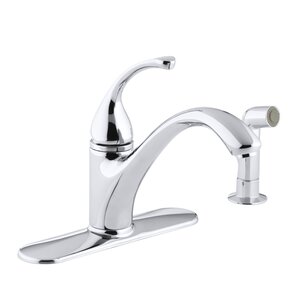 Fortu00e9 4-Hole Kitchen Sink Faucet with 9-1/16
