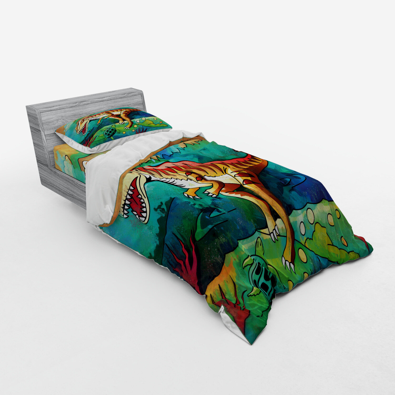 dinosaurs duvet cover set