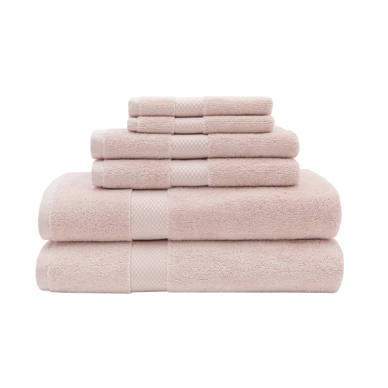 pink and brown towels