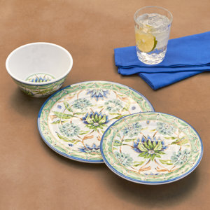 Sanya Melamine 12 Piece Dinnerware Set, Service for 4