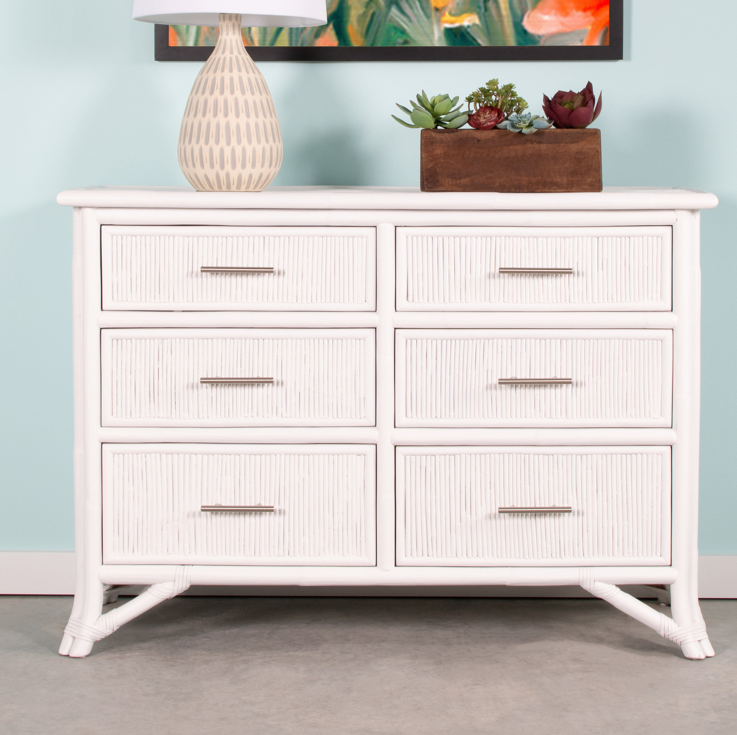 David Francis Furniture Bermuda 6 Drawer Dresser Wayfair
