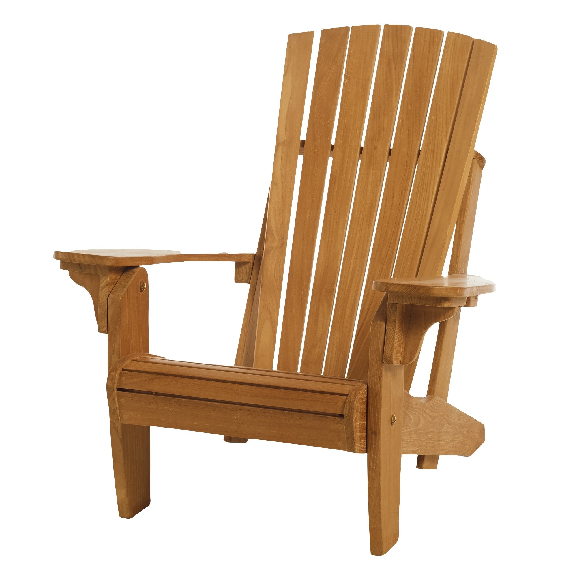 teak folding adirondack chair