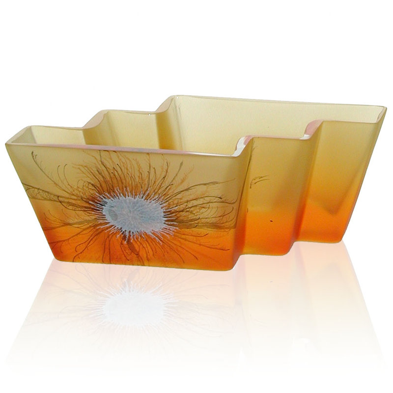 Womar Glass Desert Flower Decorative Bowl Wayfair