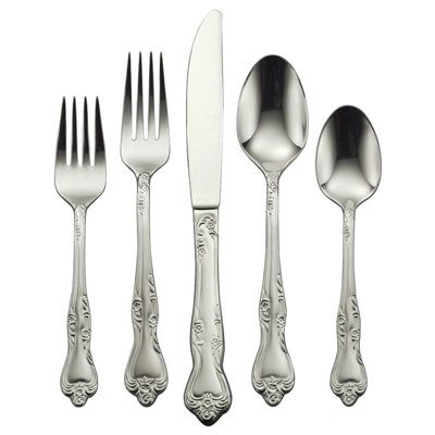 Azalea 45 Piece Flatware Set, Service for 8 Anchor Hocking