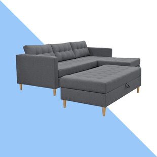 Kleines Ecksofa Aus Leder Velourleder Wayfair De