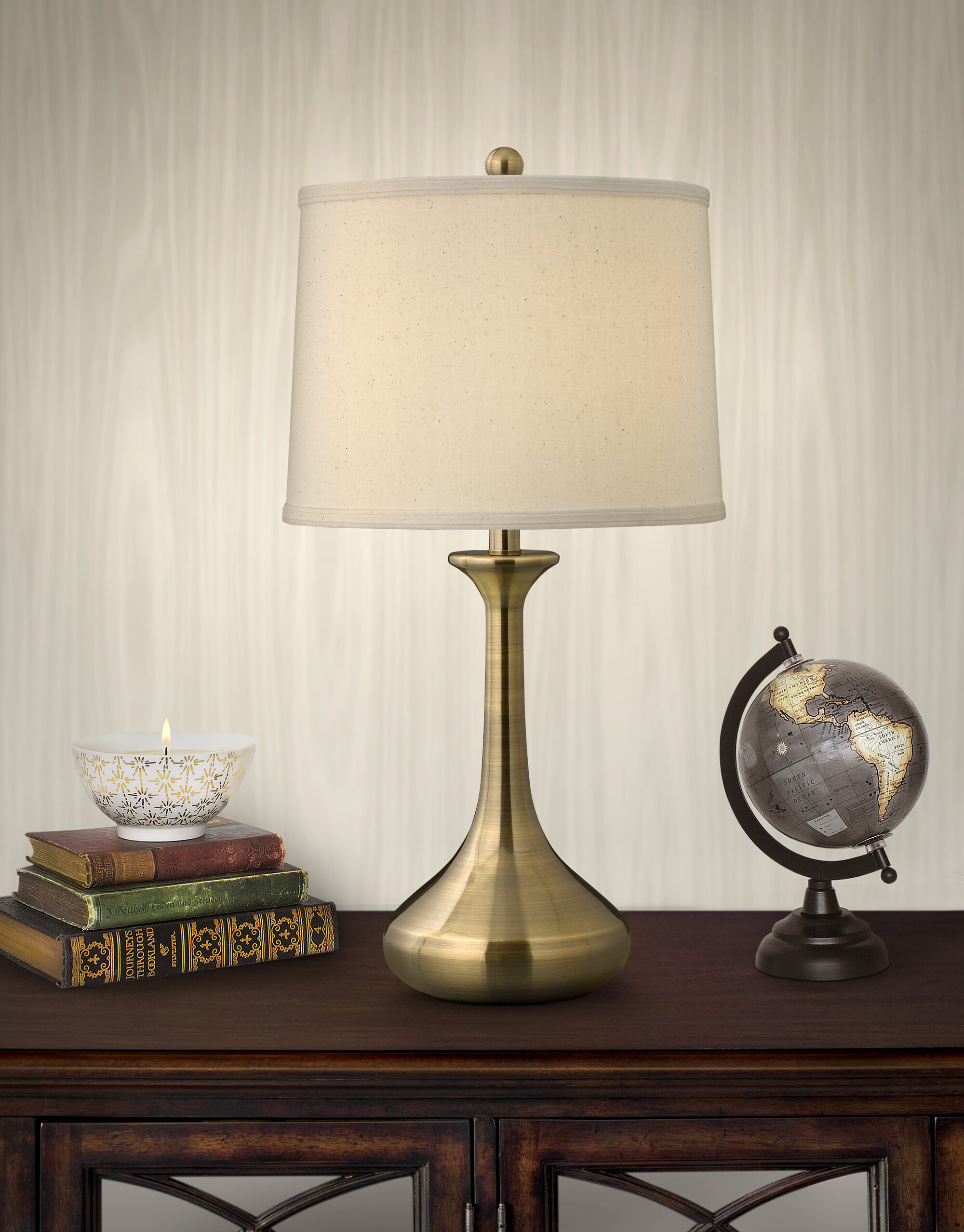 modern antique brass table lamp