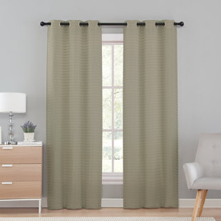 Brown And Beige Curtains Wayfair Quickview
