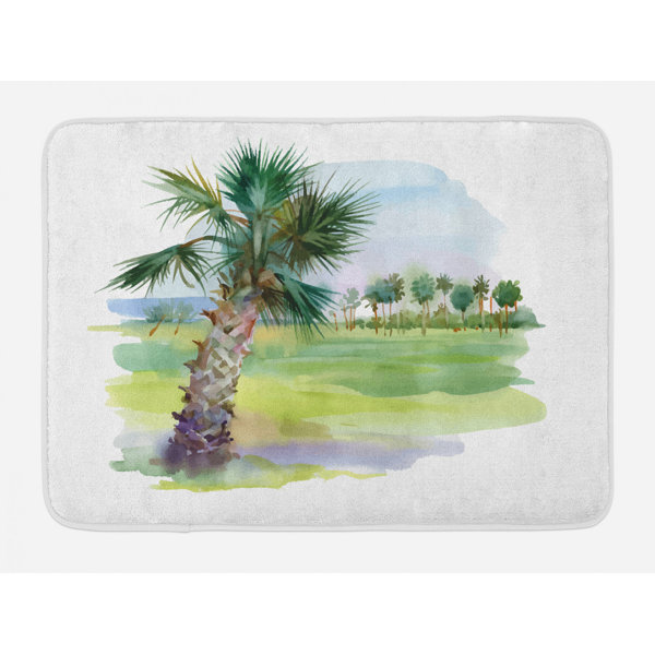 East Urban Home Water Painting Of A Greenery Wildlife Outdoor