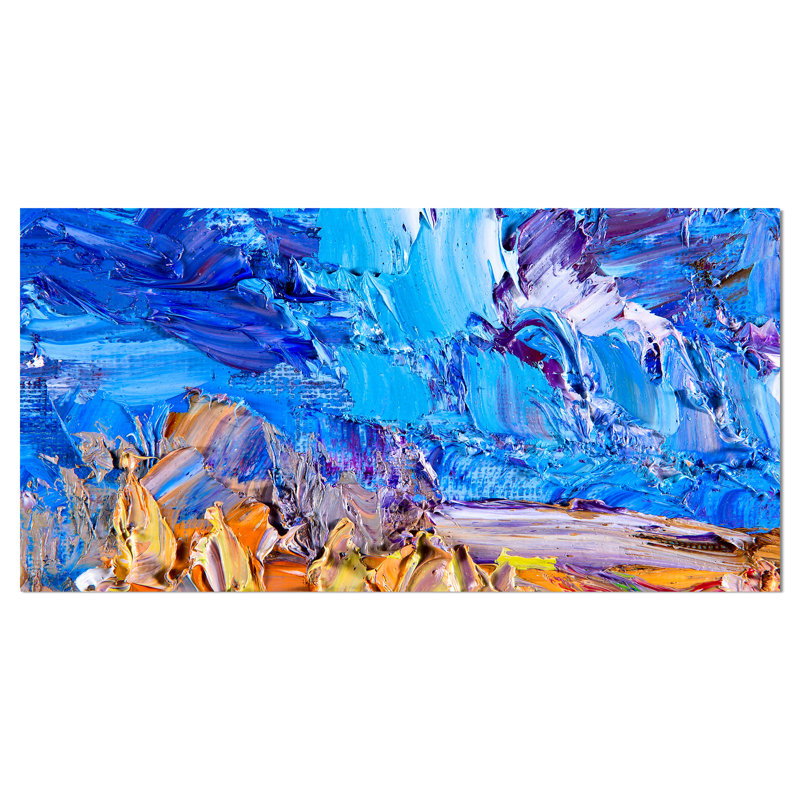 East Urban Home Contemporary Abstract Painting Fragment Graphic