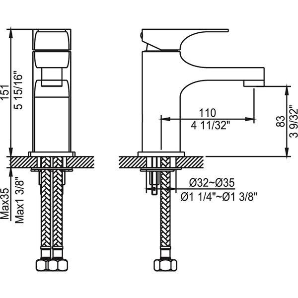 CAE Single Hole Bathroom Faucet | Wayfair.ca