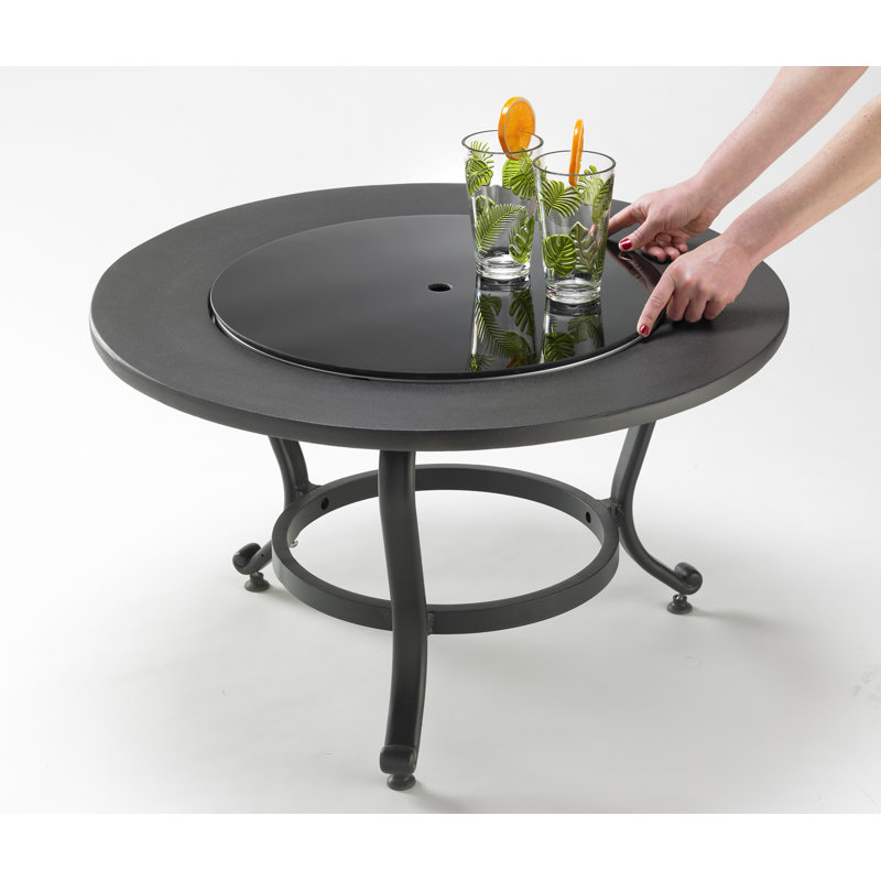 The Outdoor Greatroom Company Optional Lazy Susan Attachment Fire