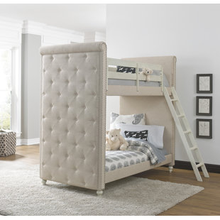 tufted bunk bed