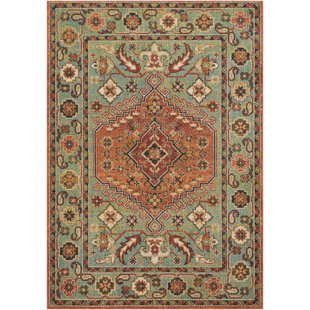Moorish Tile Area Rug Wayfair Naranjo Market Traditional Green Area Rug