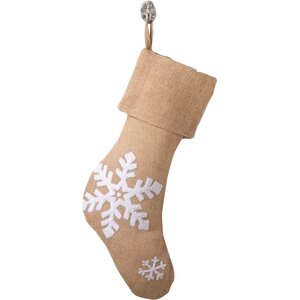 Lumi Snowflake Design Christmas Stocking