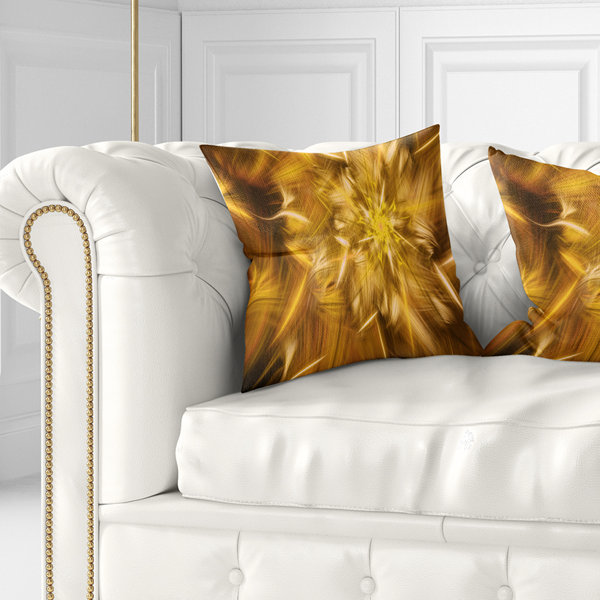 East Urban Home Floral Exotic Dance Of Flower Petals Pillow Wayfair