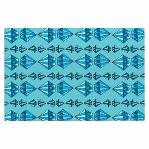 'Blue Diamond Stripe' Doormat