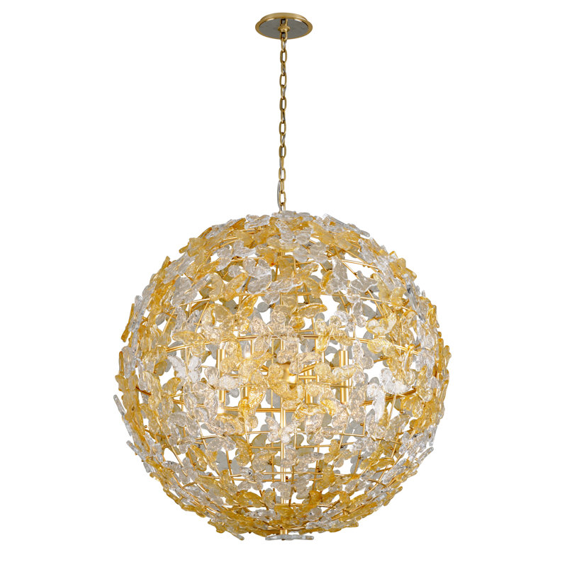 Corbett Lighting Milan 12 Light Unique Statement Globe Chandelier Wayfair