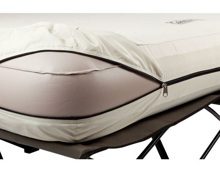 coleman queen air mattress cot