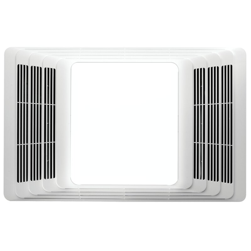 659 50 CFM Bathroom Fan and Heater with Light