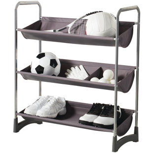 Sports Equipment Storage Wayfair Garage Sport Stackable Purpose Storage Freestanding Sports Rack