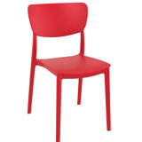 Modern Red Outdoor Dining Chairs Allmodern They heard voices outside the front door.