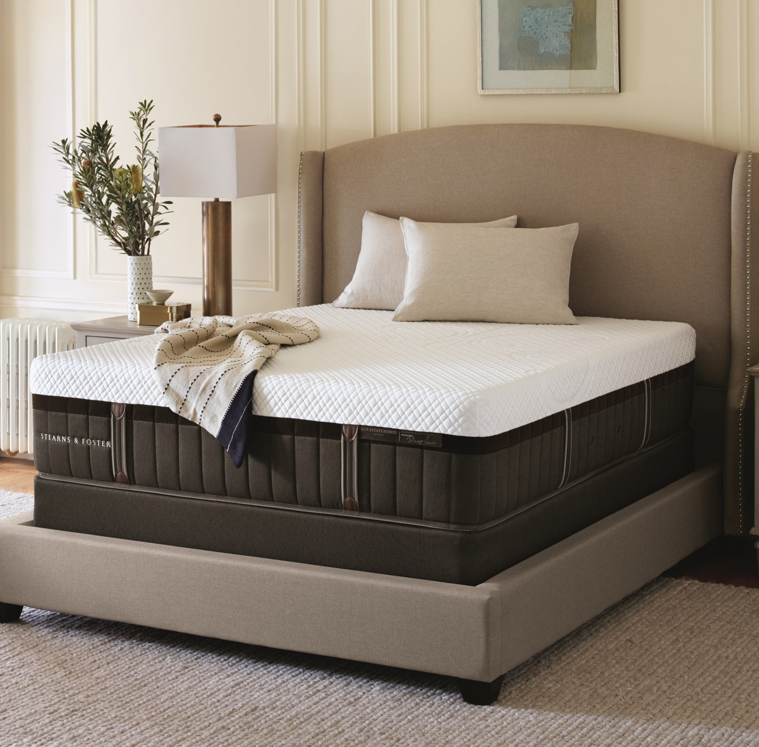 Stearns Foster Lux Estate Hybrid 13 5 Firm Innerspring Mattress Stearns Foster Lux Estate Hybrid 13 5 Firm Innerspring Mattress Wayfair