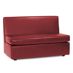 Box Cushion Loveseat Slipcover by Orren Ellis
