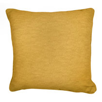 large mustard cushion