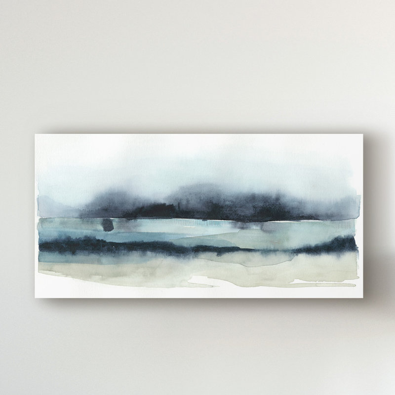 East Urban Home Stormy Sea Ii Watercolor Painting Print On