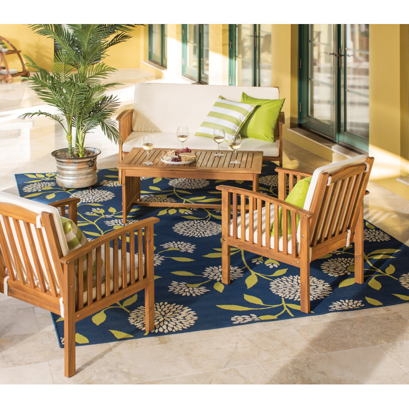 Andover Mills Firenze 4 Piece Sofa Seating Group With Cushions Firenze 4 Piece Sofa Seating Group With Cushions