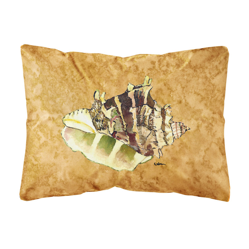 Bayou Breeze Balderston Shell Indoor Outdoor Throw Pillow Wayfair