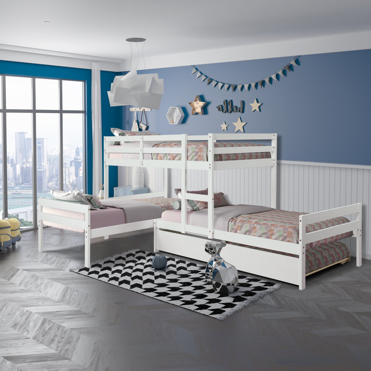 low l shaped bunk beds