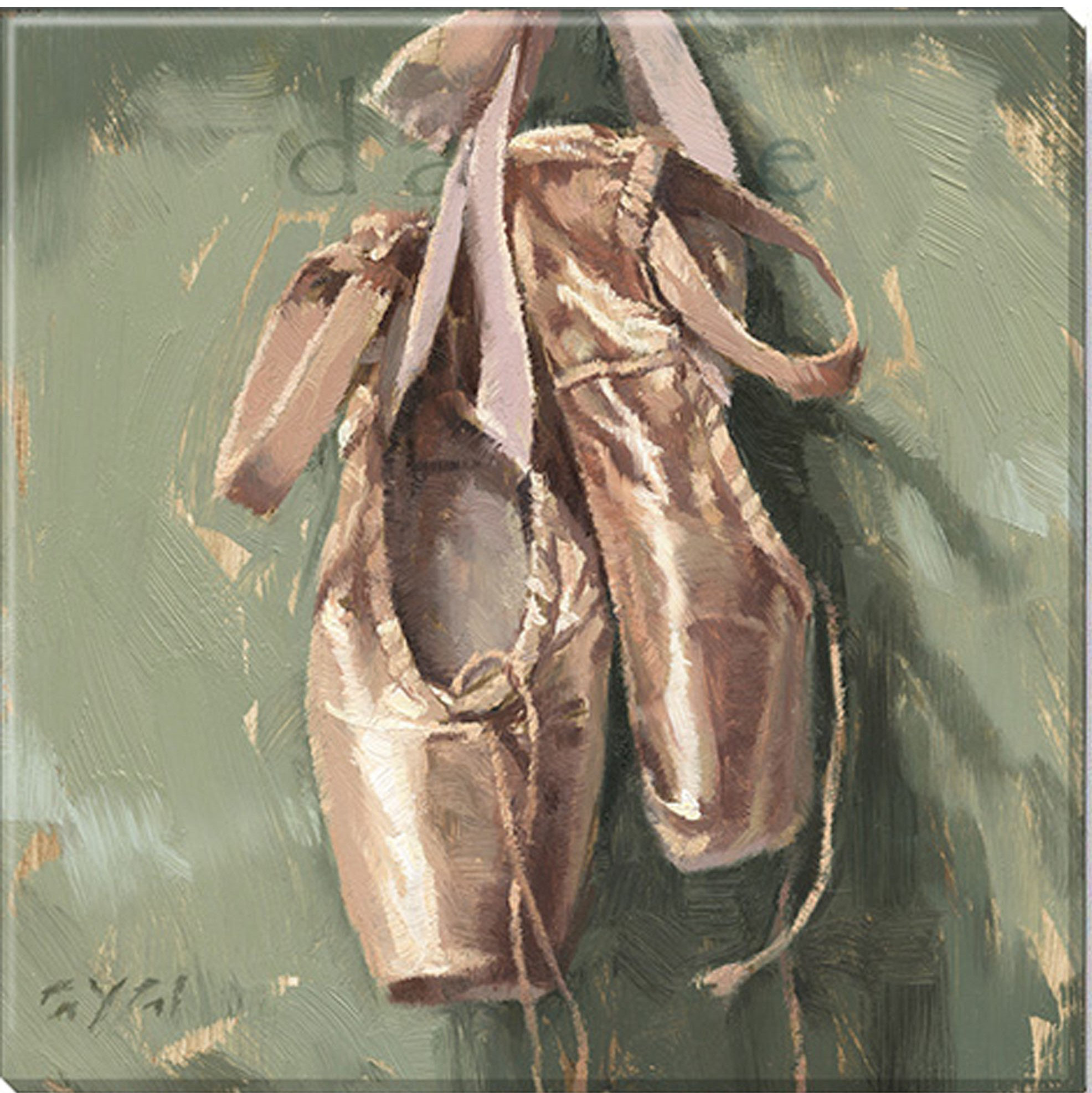 Ballet slippers painting Clearance